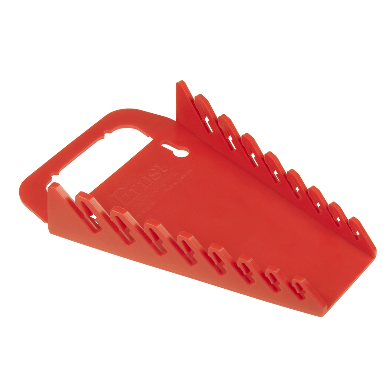 Red ERNST 5046  8 Tool GRIPPER Wrench Organizer